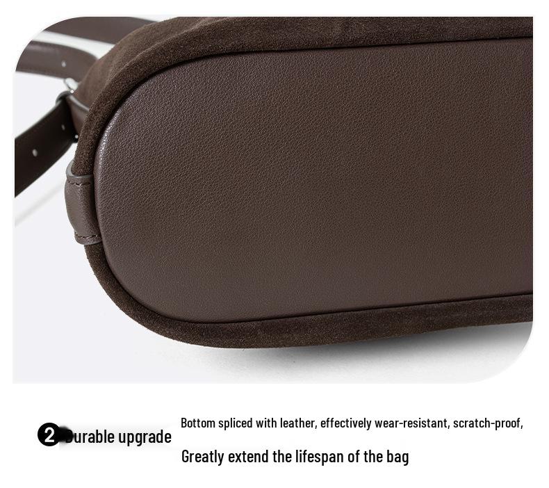 2025 High-End Retro Matte Leather Women's Shoulder Bag - Elegant Luxury Crossbody