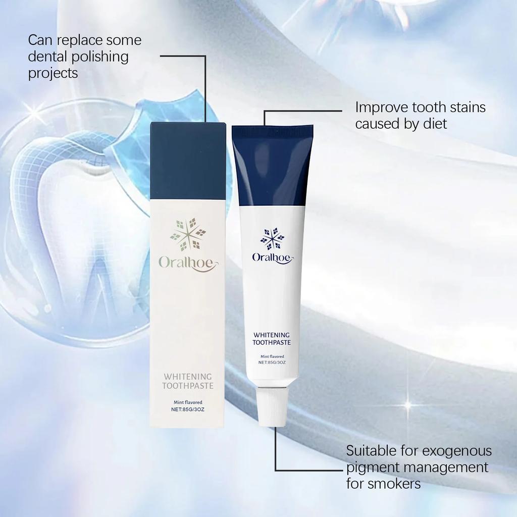 Hydroxyapatite Mint Toothpaste Teeth Yellow Stains Remove Remove Bad Breath Prevent Tooth Decay  Cleaning Brightening Oral Care