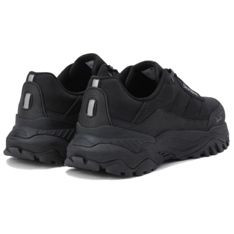 Descente Alpine Fortress Fashion Versatile Non-Slip Low-Top Running Shoes Unisex sneaker Black SP423LCRO1-BLK