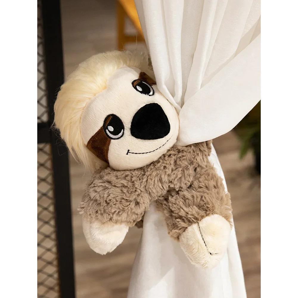 Sloth Raccoon Plush Gray Fox Toy Baby Appease Doll Huggble Doll Kids Birthday Gift Kawaii Stuffed Animal Gift Decor