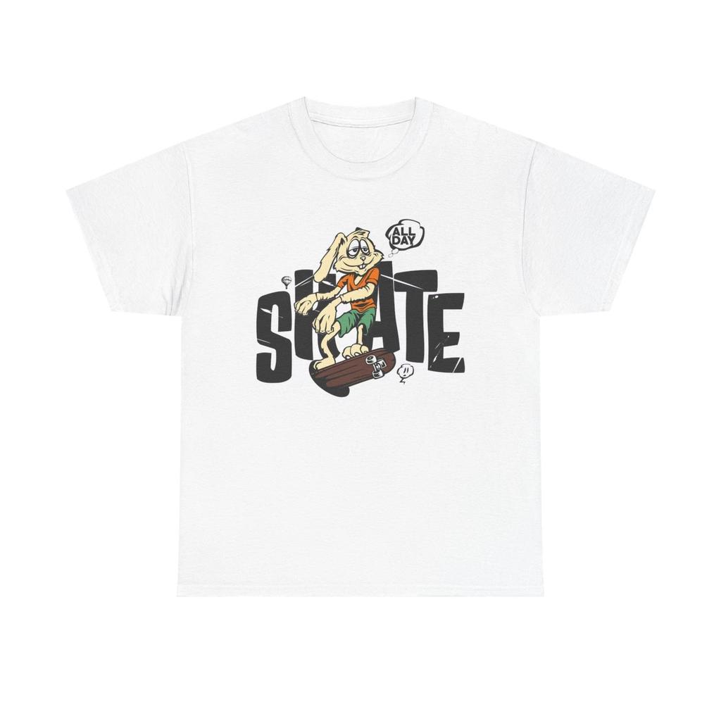 Men's and Women's T-shirts Skate All Day