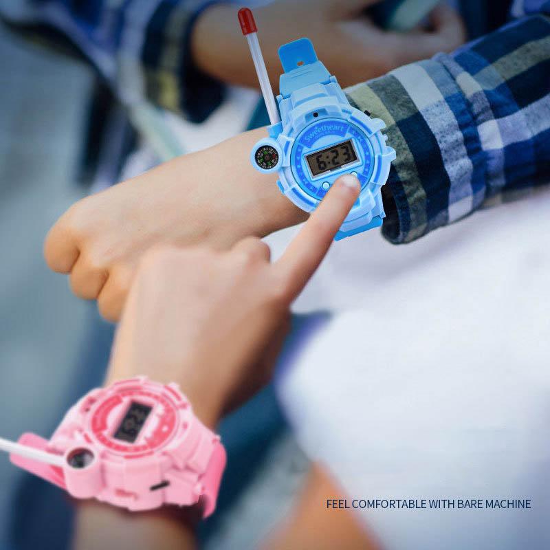 Multi-function Mini Walkie-talkie Watch Toy Children Outdoor Wireless Dialogue Pager Walkie-talkie Electronic Telephone Toy