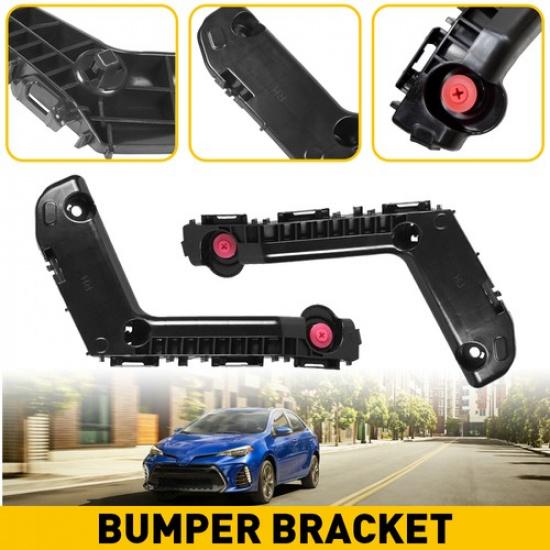 Front Bumper Brackets 2017 2018  Replacement For Toyota Corolla LH RH 2pcs