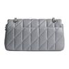Coach Tabby 26 Chiusura a Pressione Pelle Nappa Borsa Hobo Borsa a Tracolla Media da Donna Grigio Argento Blu CP147-LHN19