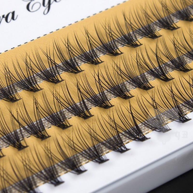 3D Individual Fake Lashes Soft Eyelash Extension Deluxe Lashes Flase Eyelashes Light False Eyelash