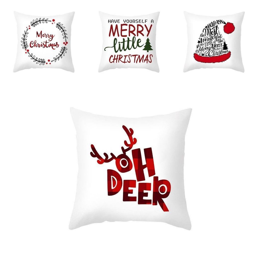 Vibrant Cartoon Christmas Cushion Cover Ideal For Home Sofa Decor With Xmas Tree