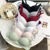 National Uniform Girls Gather Thin Breathable Underwear Small Breasts Without Steel Rings Students Comfortable and Sexy Sleep Thin Cup Bra Cover