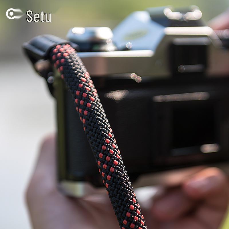 Shetu Vintage Mountaineering Camera Strap for Leica, DSLR, and Mirrorless Cameras