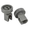 Set of 4 Dishwasher Lower Basket Replacement Wheels, Compatible with NaAeg Favorit Privileg Zanussi, Made of   PP Material, Sy To Install