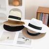New Summer Panama Straw Hat UPF50+sun Protection for Men and Women Outdoor Beach Wedding Plus Adjustable Size Natural Fiber Hat