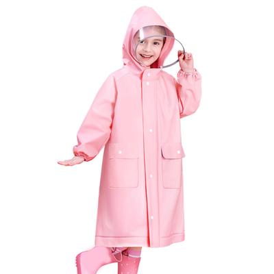 Kinderregenjas Sakura Roze Schattig Waterdicht Lichtgewicht Duurzaam Kinderregenjas met Rugzakgleuf