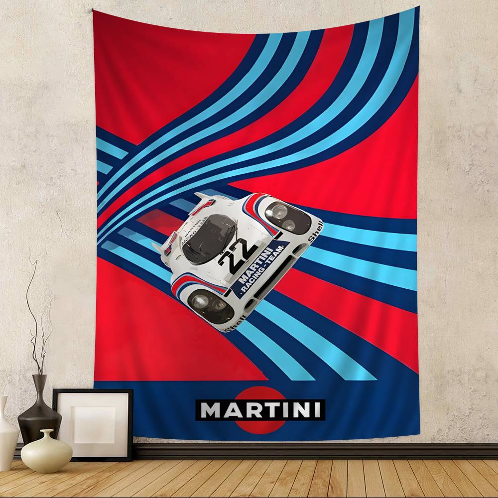 MMartini Racing Anime Tapestry Hanging Tarot Hippie Wall Rugs Dorm Home Decor