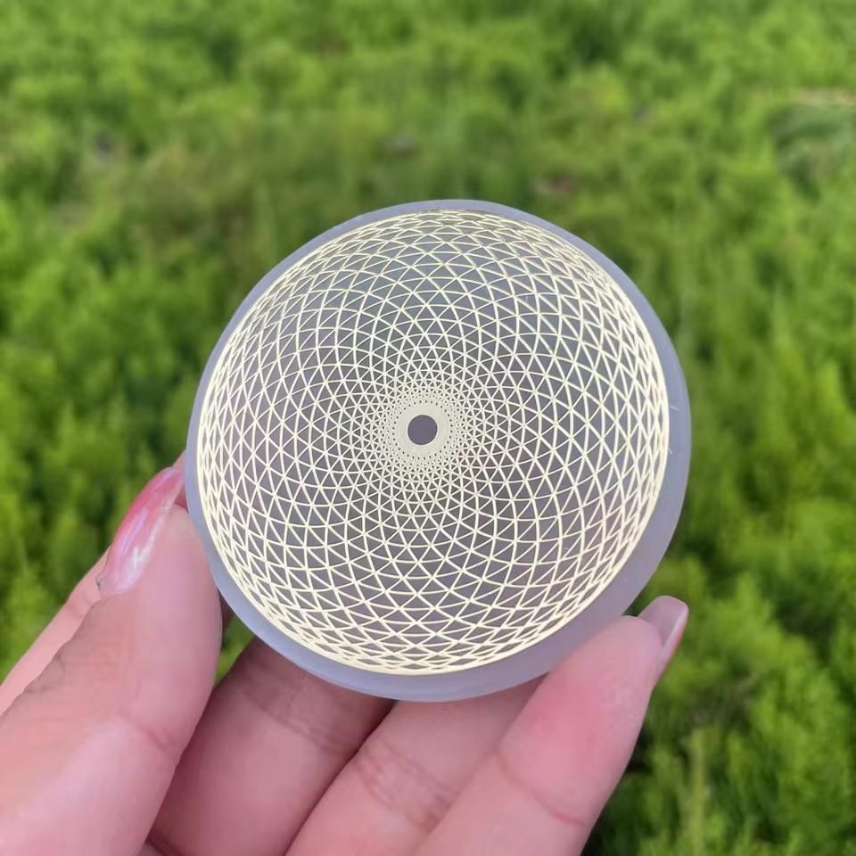 6cm Natural Selenite Disk,Quartz Crystal Disk,Recharge Crystal ,Life Network, Collection,Crystal Gift,Home Decor