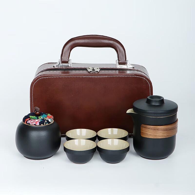 YIXI Portable Ceramic Kung Fu Tea Set