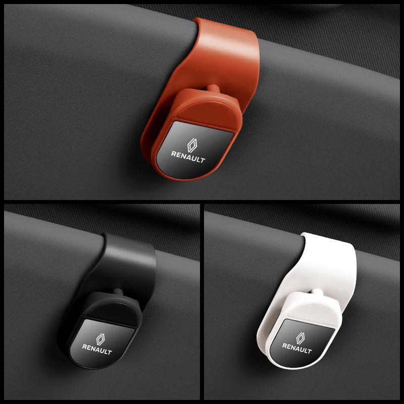Car Glasses Clip Sun Visor Car Sunglasses Storage Interior Modification Product Suitable For Renault Clio Megane Captur Master SS1