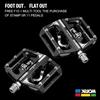 RACEWORK MTB Clipless Pedal Set Single Side Clip Compact Double Function Power Meter Pedalen Platform Mountain Bike Pedals