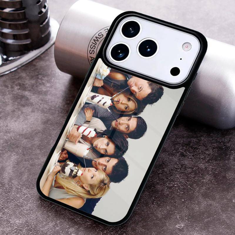 friends TV series Chandler Collage Phone Case for iPhone 17 16 15 Pro Max Air 14 13 12 11 Plus Shockproof Cover
