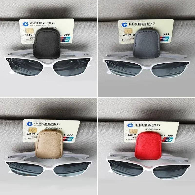 Multifunctional Car Glasses Clip Sun Visor Organizer Ticket Folder