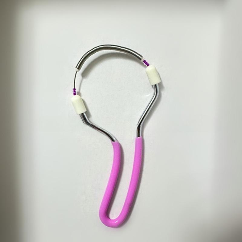 

1Pc facial hair remover, facial hair remover, exquisite beauty facial razor, spring hair removal tool рожевий