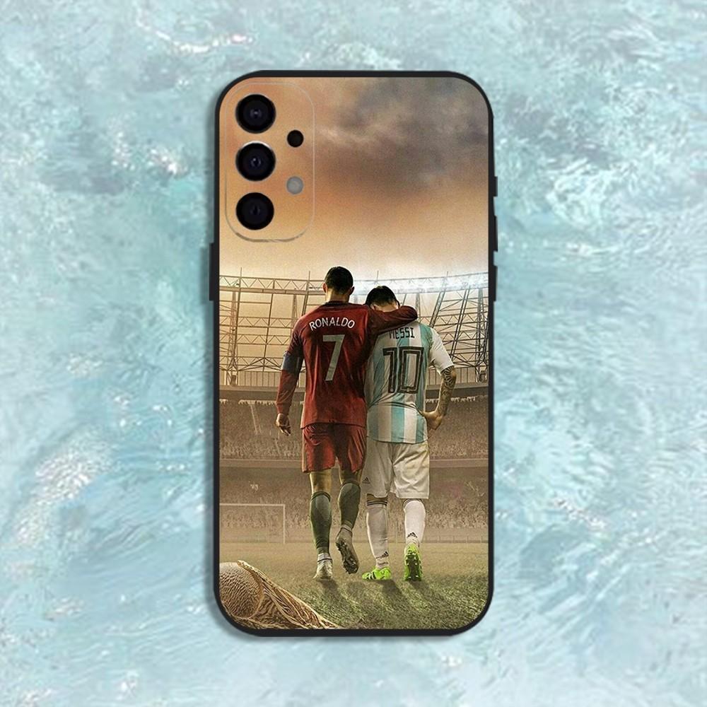 CR7 Football Star R-Ronaldo-ES Phone Case For Samsung S25,S24,S21,S22,S23,S30,Ultra,S20,Plus,Fe,Lite,Note,10,9,5G Black Cover