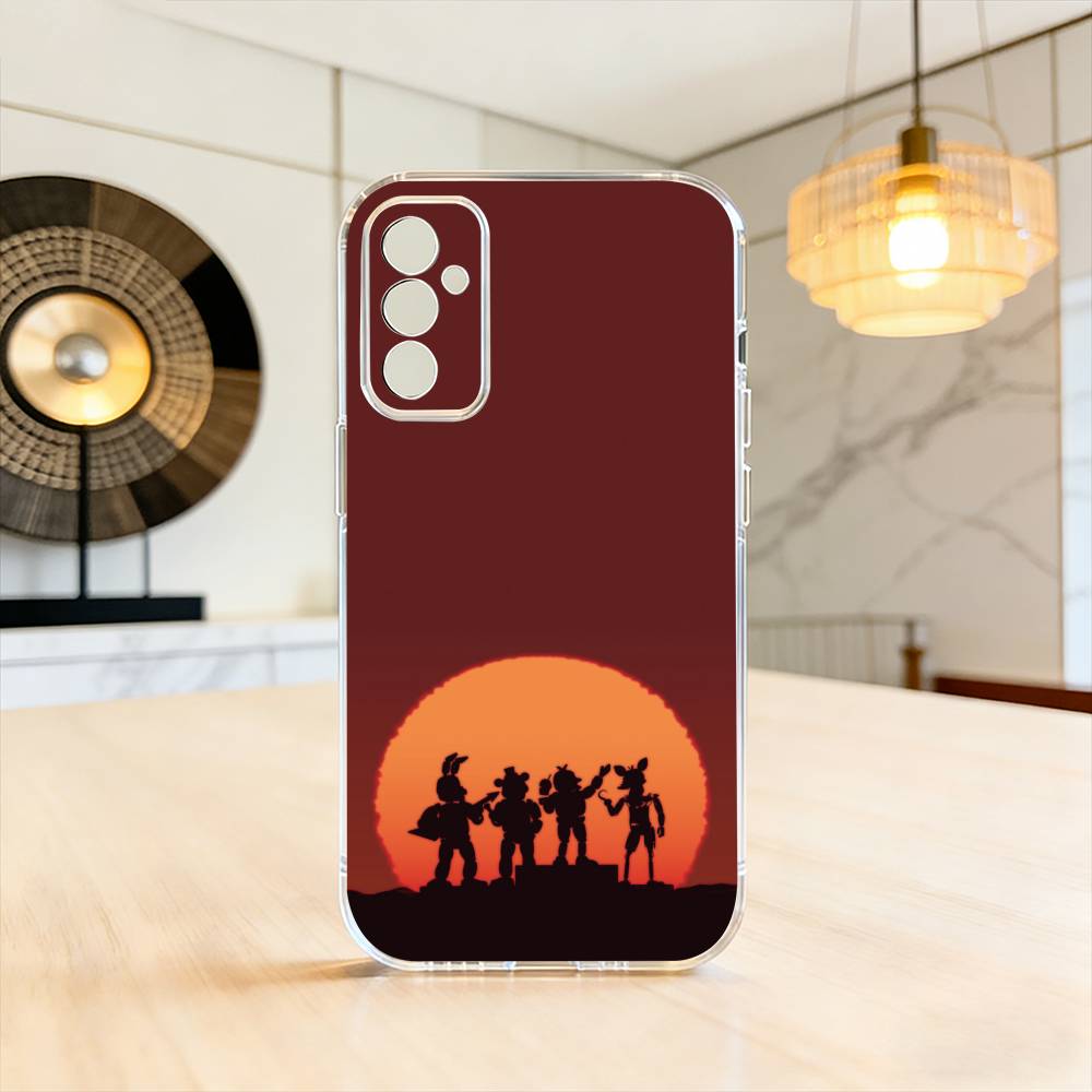 F-Five N-Nights at Freddy's FNAF Handyhülle Transparentes Silikon Weich Für SamsungA10,12,20,21S,30,31,40,50,51,52,70,71