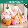 Adorable Transformable Fruit Rabbit Plush Toy