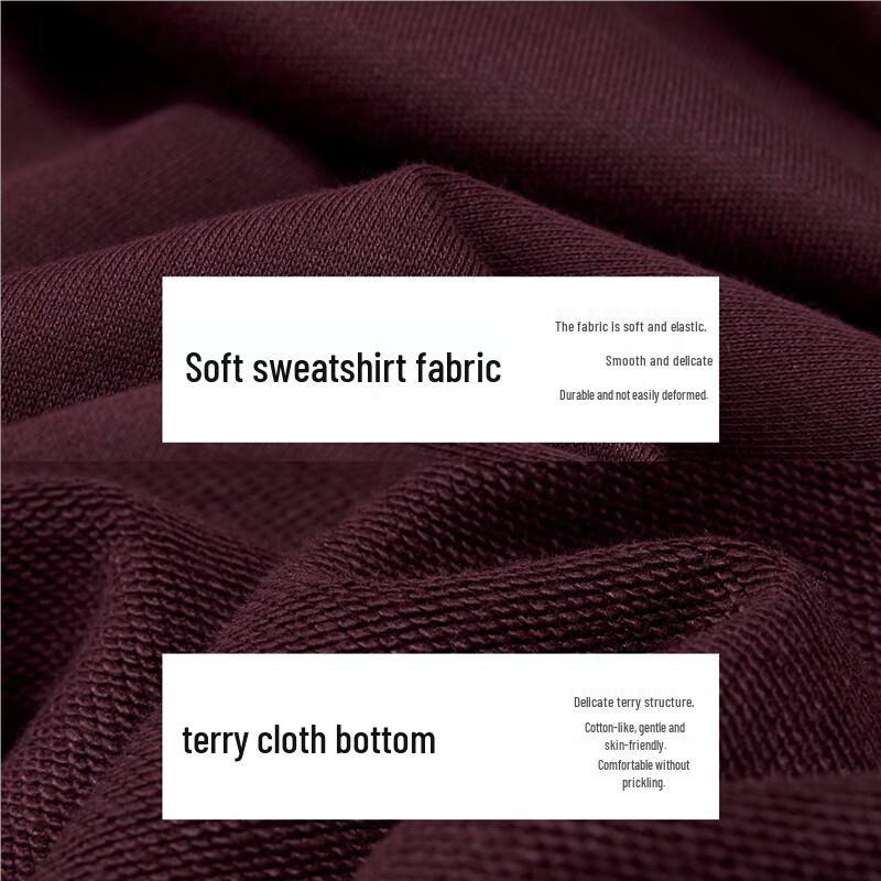 Giordano Women's Faux Two-Piece Mock Neck Slit Hem Sweatshirt