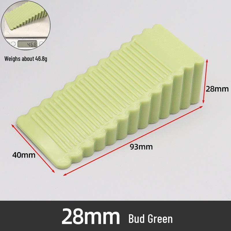 Windproof Non-Slip Door Stopper: Anti-Collision and Anti-Pinch Rubber Wedge