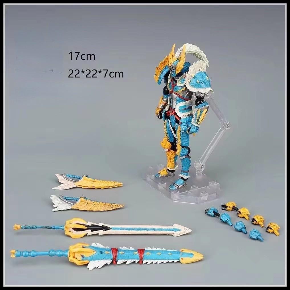 

Monster Hunter Action Figure Yamaguchi Male Fire Dragon Articulated Toy For Kids Collectible Model Gift Anime Game Character