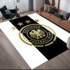 German Football Association Flannel Printed Carpet, Home Sofa Decoration for Living Room & Bedroom, Non‑Slip Play Flannel Floor Mat for Game Room