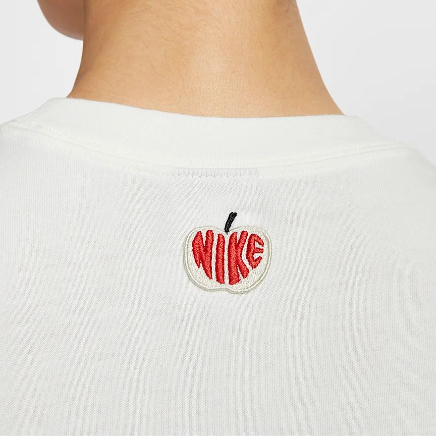 Nike Sportswear Oversized Casual Comfortable Crew Neck Short Sleeve T-Shirt Women T-Shirts Sail-White IB5577133