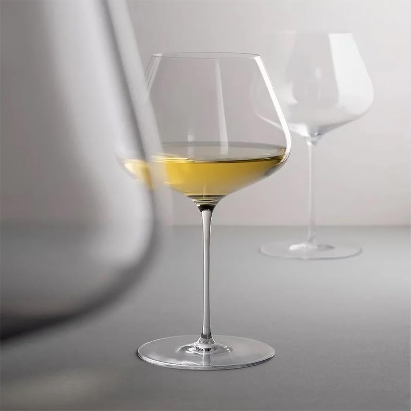 JINYOUJIA Perfect Flawless Quality 590ml Balance Glass Chardonnay White Wine Luxury Crystal Glasses Handmade Zalto Style Goblet
