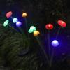 1/3/5PCS 6LED Mushroom Light Jellyfish Lamp Outdoor Waterproof Solar Garden Lamp for Villa Garden Courtyard Park Decor Lamp