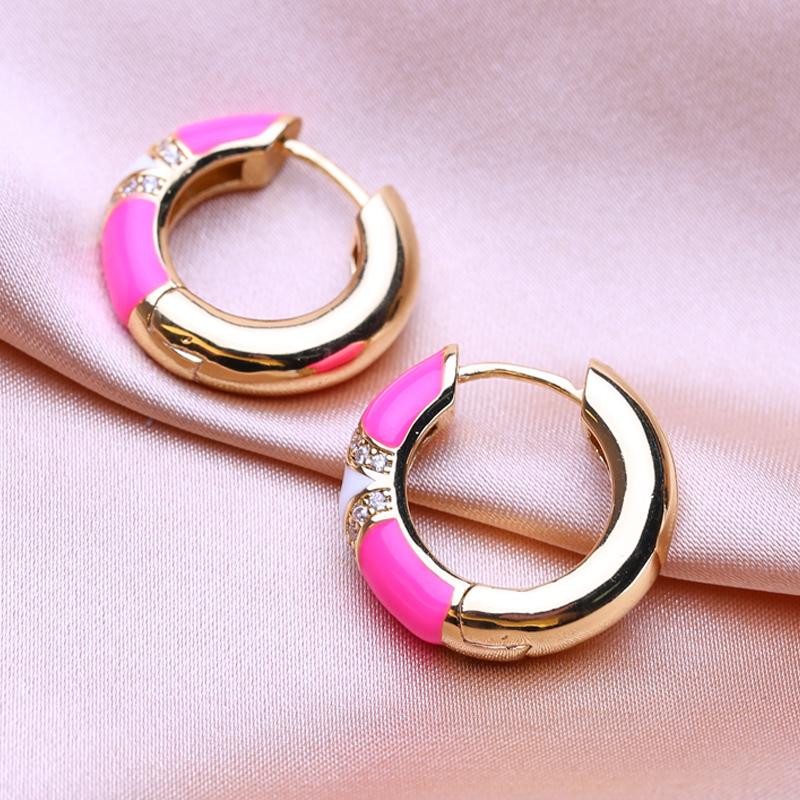 KNIKOO Runde Creolen für Damen, modische Clip-Ohrringe, Schmuck für Hochzeit, Party, Geschenke