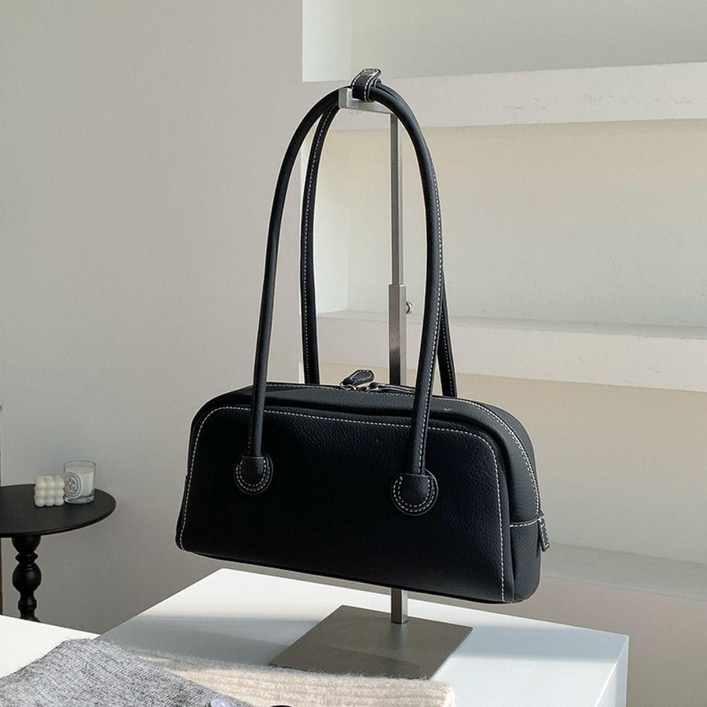 Aesthetic Faux Suede Bag Vintage Single Shoulder Bag Fashion Underarm Bag  Commute