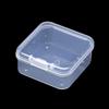 14Pcs/Set Mini Transparent Plastic Box Beads Jewelry Accessories Square Storage Case