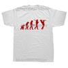 Clarinet Oboe Player Clarinetist Oboist Evolution Print T-Shirt Summer Casual Top Tee Printed T Shirt Fashion