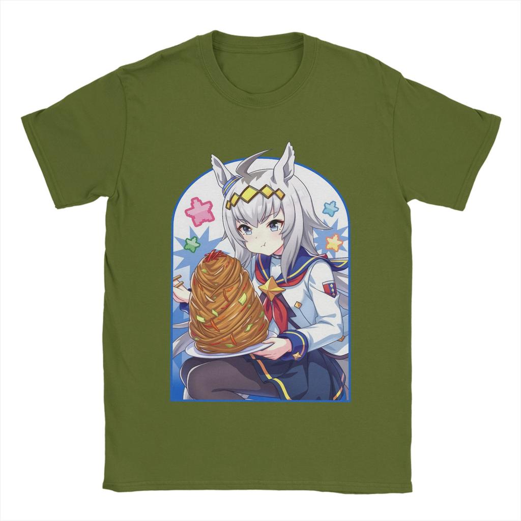 Men's T-Shirts Anime Uma Musume Pretty Derby Fashion Cotton Tee Shirt Short Sleeve  T Shirt Crewneck Clothes Summer