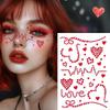Sparkling Face Temporary Tattoos Rhinestone Face Tattoo Sticker Photocard Sticker  Men Women