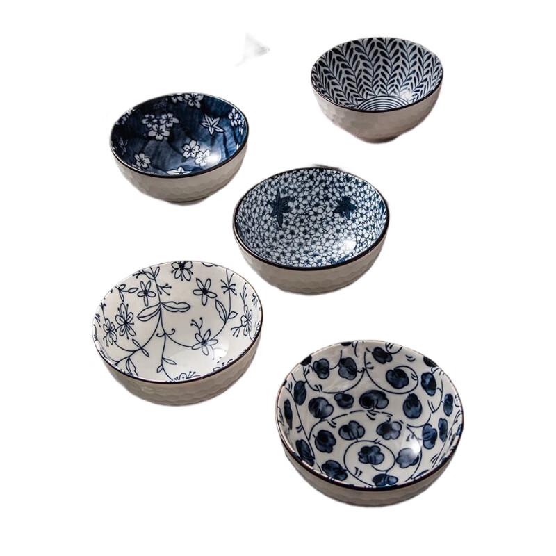 Baishide 5-Piece Ceramic Rice Bowl Set