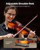 VEVOR Violin 355mm Full Size for Adults, Violin Fiddle Set for Beginners with Hard Case, Rosin, Bow, Shoulder Rest, Bridge, Tuner and Extra Strings
