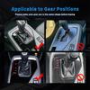 LHD RHD Can Use for Subaru Crosstrek 2024 Impreza 2024 Car Gear Shift Panel ABS Real Hard Carbon Fiber Sticker Interior Trim