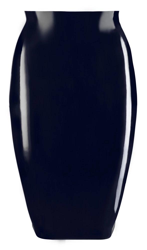 Late X - Fitted Latex Mini Skirt Black S