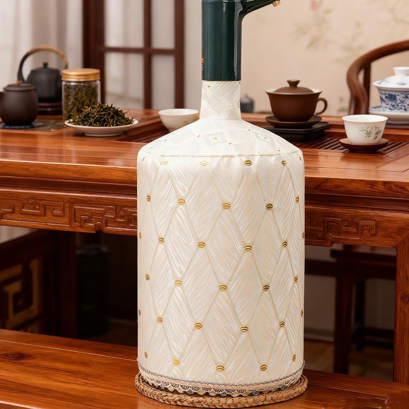 

Elastic Jacquard Barrel Cover Water Dispenser Cover Water Sleeve Household Dustproof Upper Opening Reusable Dust Cover