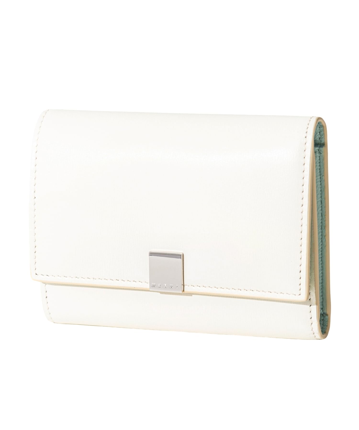 

wallet PFMO0104U0P6039 PRISMA [Marni] Tri-fold Women s IVORY/ARCTIC [item]
