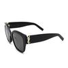 Saint Laurent Solid Design Square Sunglasses Unisex Sunglasses Black SLM95/F-001