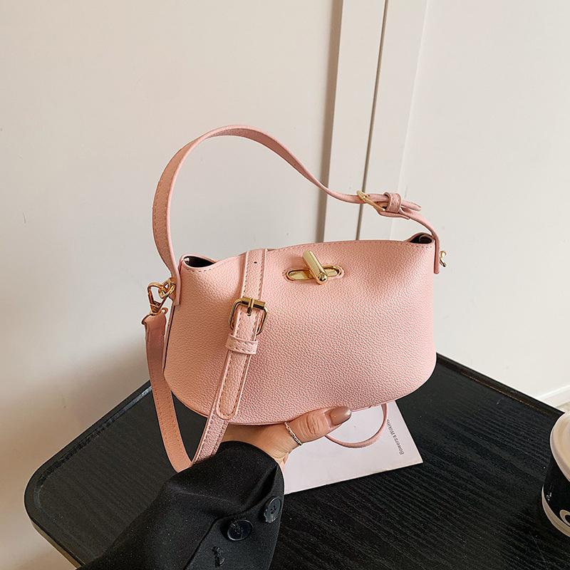 

Нишевый бренд Женская мода Маленькая сумочка Мягкая универсальная на плечо, сумка-мессенджер, Портативная сумка-ведро через плечо CLE 22.5x10x11cm