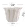 100Pcs K-Cup Pods Spare White Coffee Paper Pod Disposable K Cup Filters Coffee Paper Pods For Keurig 1.0 2.0 Premium