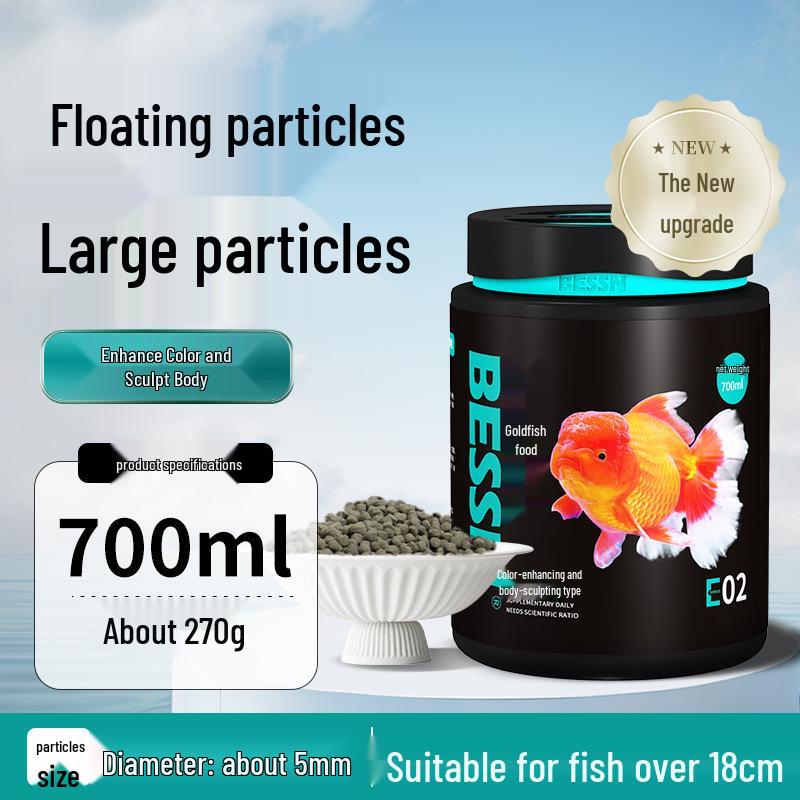BESSN Schwimmende Goldfischpellets für Ranchu & Löwenkopffische