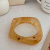 Irregular Resin Acrylic Bracelets Geometric Lady's Bracelet Vintage Chunky Bangles  Gifts